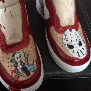 Custom Murder Man Jason Air Force Ones